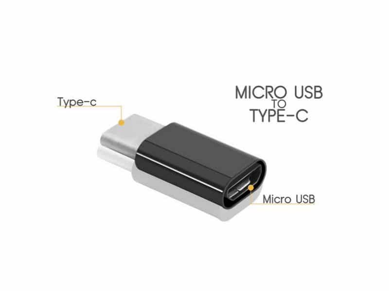 تبدیل Type-C به میکرو یو اس بی - Type-C to micro USB