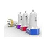 شارژر فندکی CIYOCORPS مدل ES-04 | شارژر فندکی 2 آمپر | شارژر فندکی 2 خروجی | شارژر فندکی با کابل | خرید شارژر فندکی |